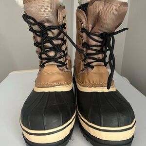 Brown and Black Winter Boots MENS SIZE 9
